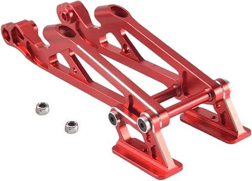 Alloy Rear Wing Mount for Arrma Kraton 6S BLX,Outcast 6S BLX,Typhon 6S BLX,Notorious 6S BLX,Talion 6S BLX,Adjustable Hops Up Upgrades Parts,Replacement of # AR320347(Red)