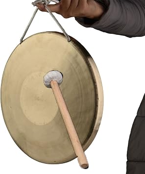 Chinese Percussion Instrument Copper Gong, Authentic gong Mini gong Small gong desktop gong30cm