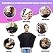 izzycka Makeup Cape, Hair Coloring Dye Cape Nylon Waterproof Beauty Salon Short Smock for Clients,Professinal Styling Hairdressing Shampoo Capes With Adjustable Snap Closure. Haircut Apron
