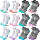Bemeol Calcetines deportivos de algodón para niñas, 10-14 años