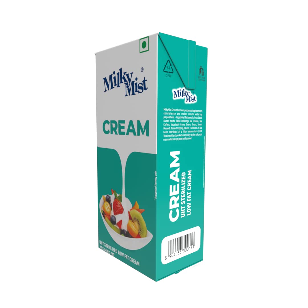 Milky Mist UHT Milk Cream Pouch, 1 L-image-33