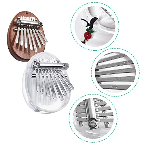 AIFUDA Lot de 2 pianos à pouce 8 touches, mini piano à pouce portable, instruments de musique, cadeau pour enfants et… - Les Beatles, Paul McCartney, John Lennon, RIngo Starr, George Harrison AIFUDA Lot de 2 pianos à pouce 8 touches, mini piano à pouce portable, instruments de musique, cadeau pour enfants et… – Image 5