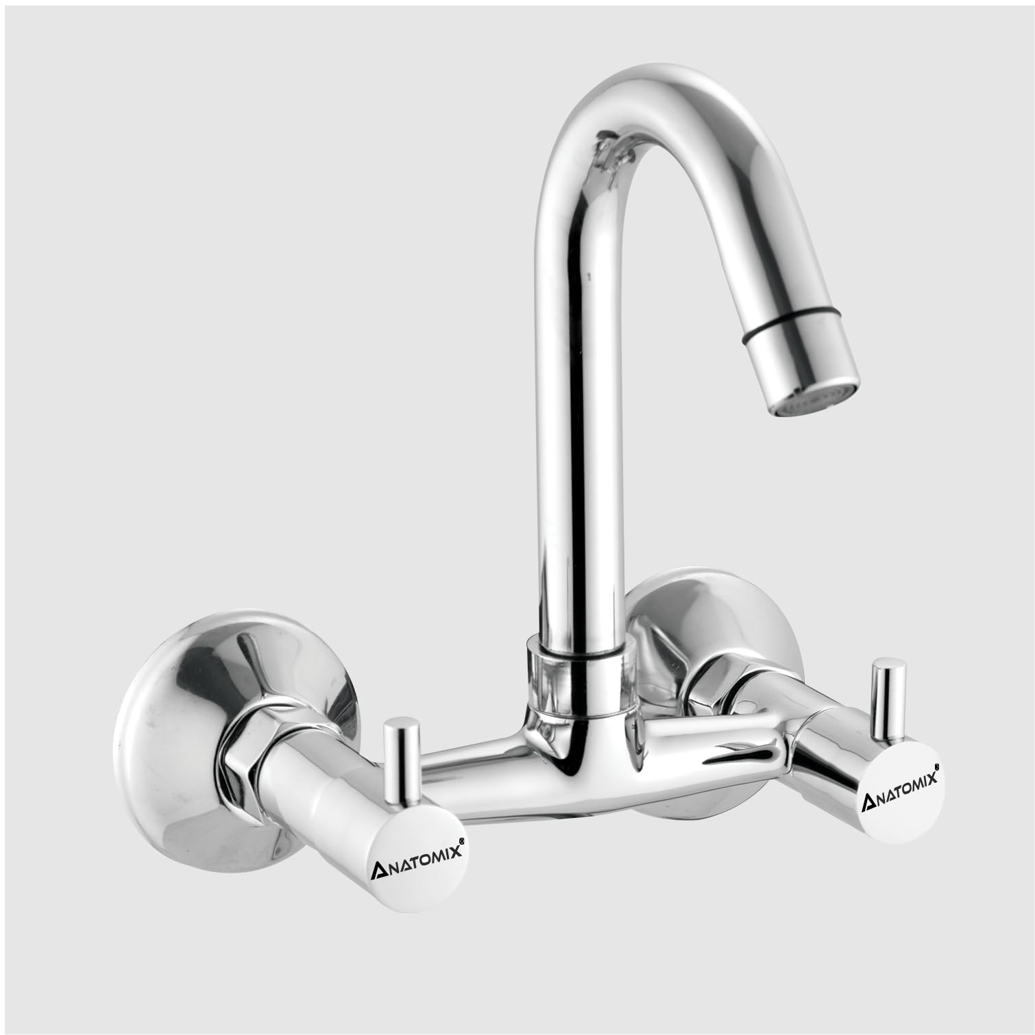 Anatomix Aroma Wall Mounted Sink Mixer with Brass spout for Kitchen Sink Modular Spout Faucet (B09NDDB6BR) Amazon Price History, Amazon Price Tracker