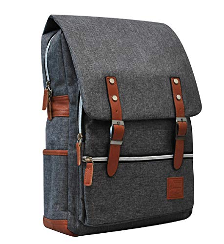 Mochila Casual, Poliester, Feminina, Cinza