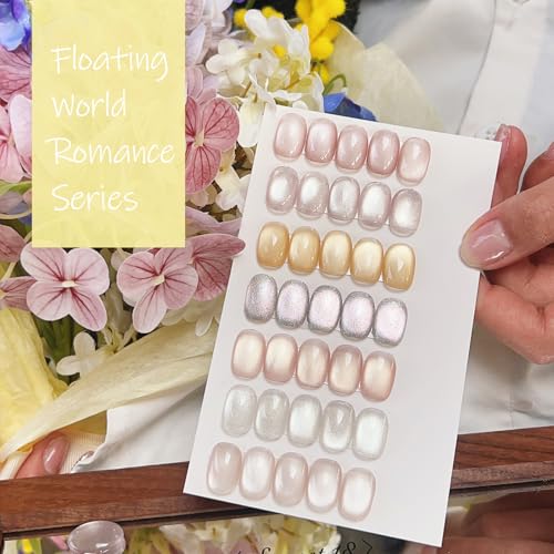 Esmalte de uñas gel holográfico 12ml efecto ojo de gato miniatura 3