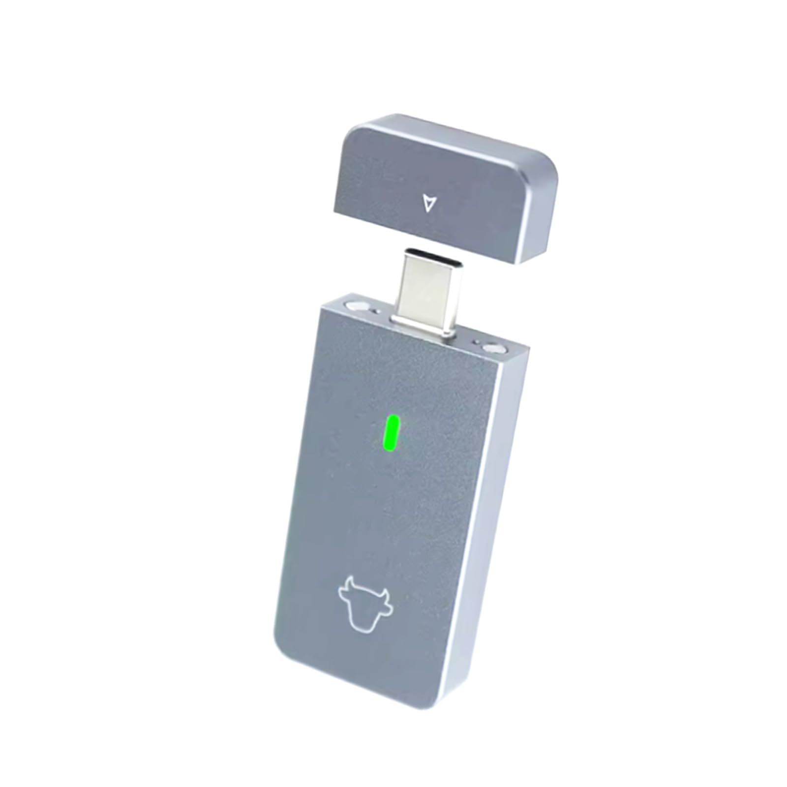 Caja De Disco Sólido Magnético USB 3.2 A NVME Adaptador Disco Sólido con Luz LED para Lector Configuración Rápida Aluminio SSD