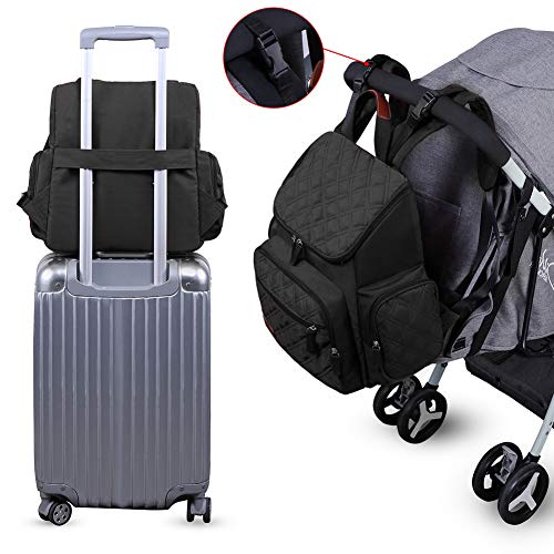 Mochila maternidade Land Attic 2020 original a pronta entrega e envio imediato (Preta)