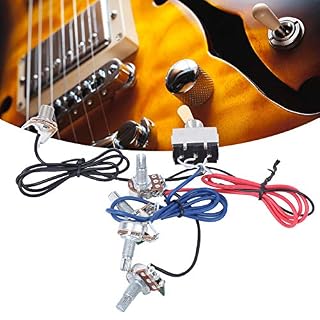 500K 2V2T1J potentiomètre de guitare électrique ensemble de faisceau de câbles de guitare pré-câblé prise de commutation… - Les Beatles, Paul McCartney, John Lennon, RIngo Starr, George Harrison 500K 2V2T1J potentiomètre de guitare électrique ensemble de faisceau de câbles de guitare pré-câblé prise de commutation… – Image 7