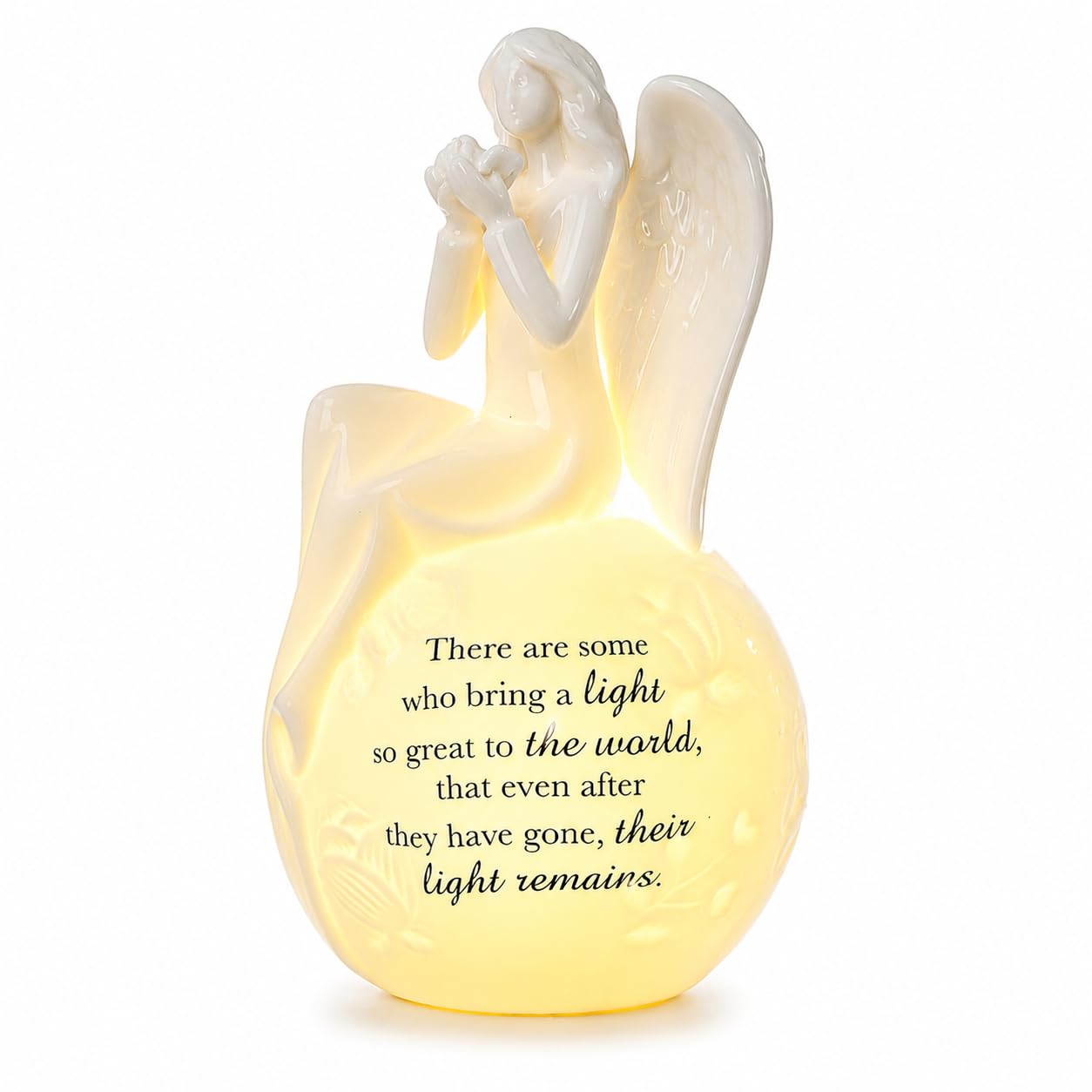 Amazon.com: Memorial Angel Figurine with LED Light, Sympathy Gifts
