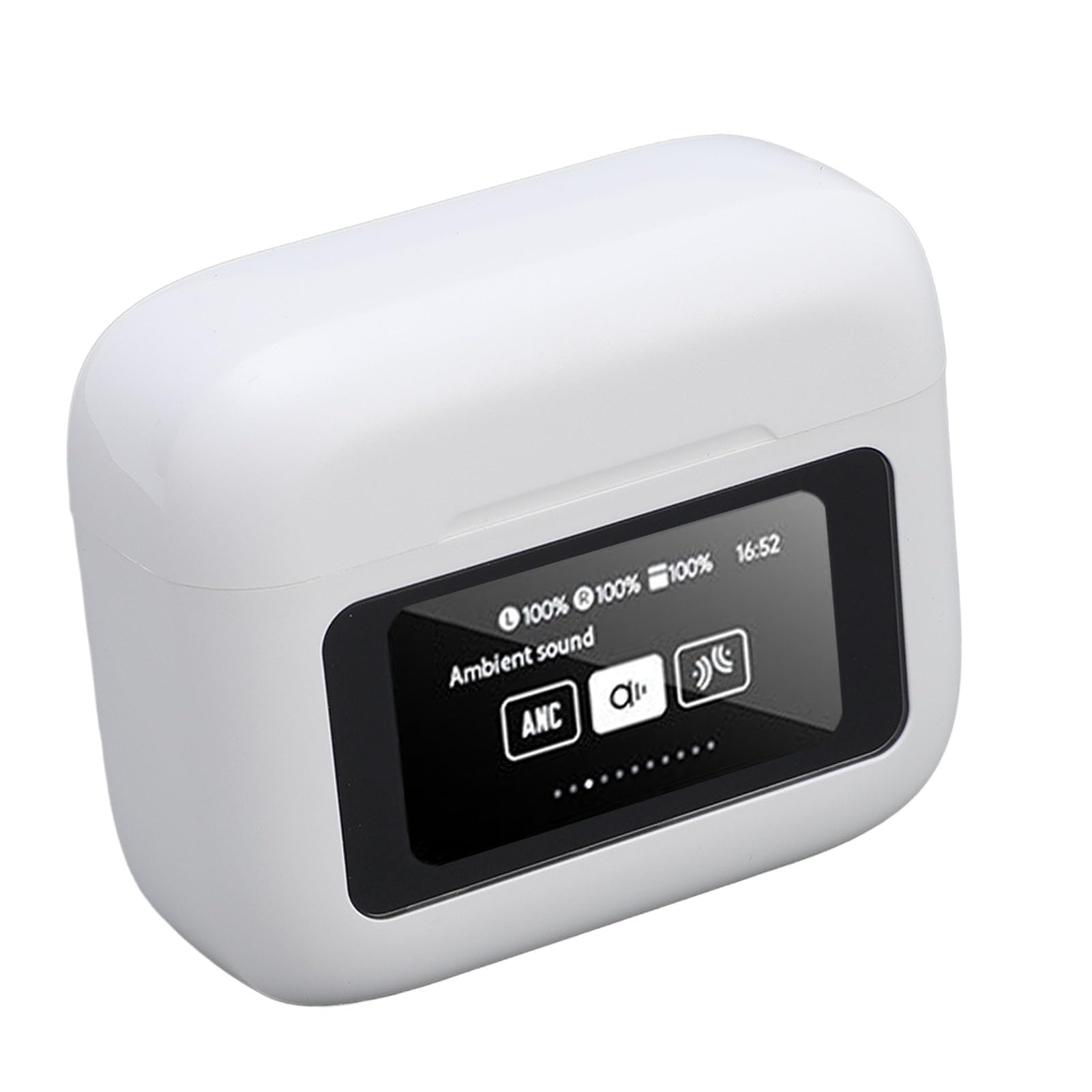Auricolari Traduttore Bidirezionale 144 Lingue |Traduzione Wireless Bluetooth 5.4 con APP Touch Control per l'apprendimento di Viaggi d'affari Bianco (WHITE)