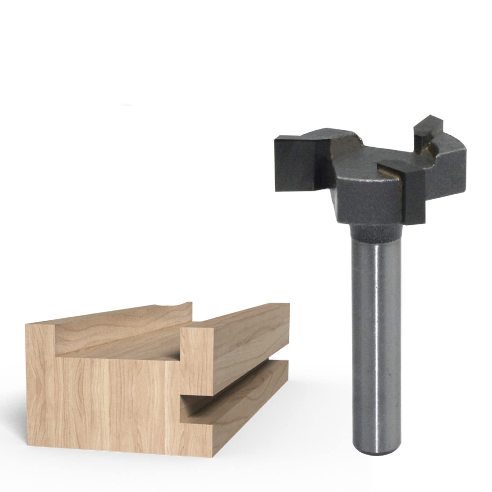 T-Nut-Fräser Set – 6 Mm / 1/4 Zoll Schaft, Hartmetall, Für Holz & Aluminium, Schlüsselloch-Bits, 3-teilig Holzfräser T-Form