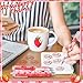 Geyoga 71 Pcs Christmas Strawberry Gifts Bulk Stocking Stuffer for Strawberry Lover Gift Bag Stuffer Fruit Pen Cute Sticker Clip Pencil Case Christmas Party Favor for Women Office Home Accessory