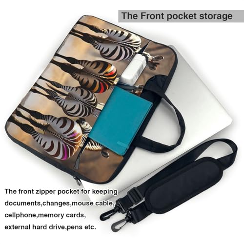 Bolsa para portátil zebras 15.6" para hombre y mujer miniatura 5