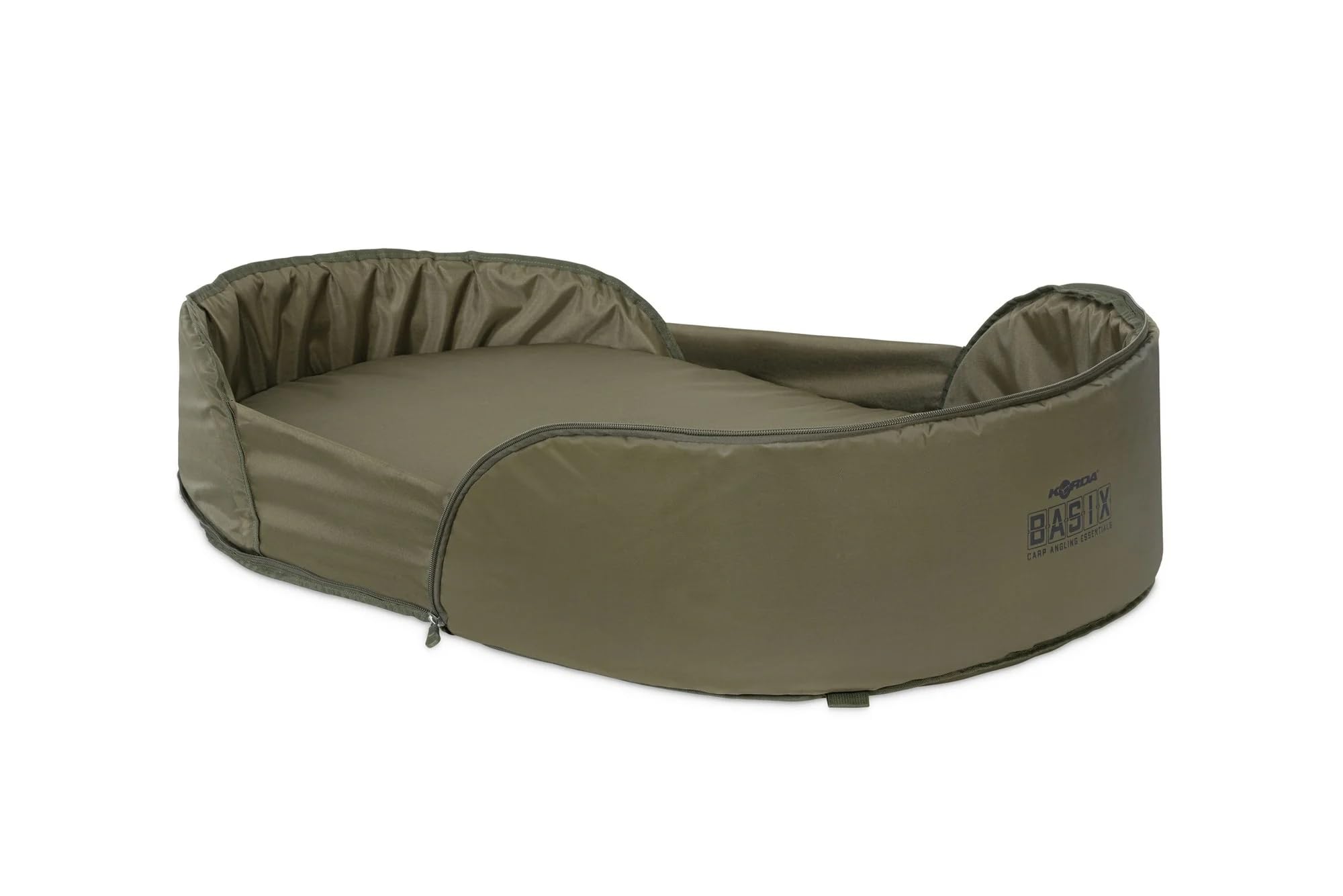 Korda Basix Carp Cradle XL, Extra Large, High-Density Foam, Portable Waterproof Fishing Mat with Padded Walls, Folds for Storage, Holds Fish up to 60lb, Includes Space for Carp Care Kit Accessories