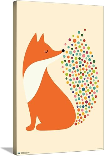 Trends International Andy Westface - Fox Little Fire Canvas Wall Poster Trends International Andy Westface - Fox Little Fire Canvas Wall Poster