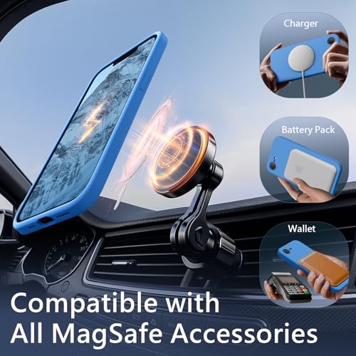 Image of FireNova Magnetic for iPhone 17e Case /iPhone 16e Case with Anti-Dust Plugs, Blue