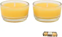 Kit 2 Velas Aromáticas em Vidro para Decoração e Aromaterapia – Relaxamento e Perfume Ambiente