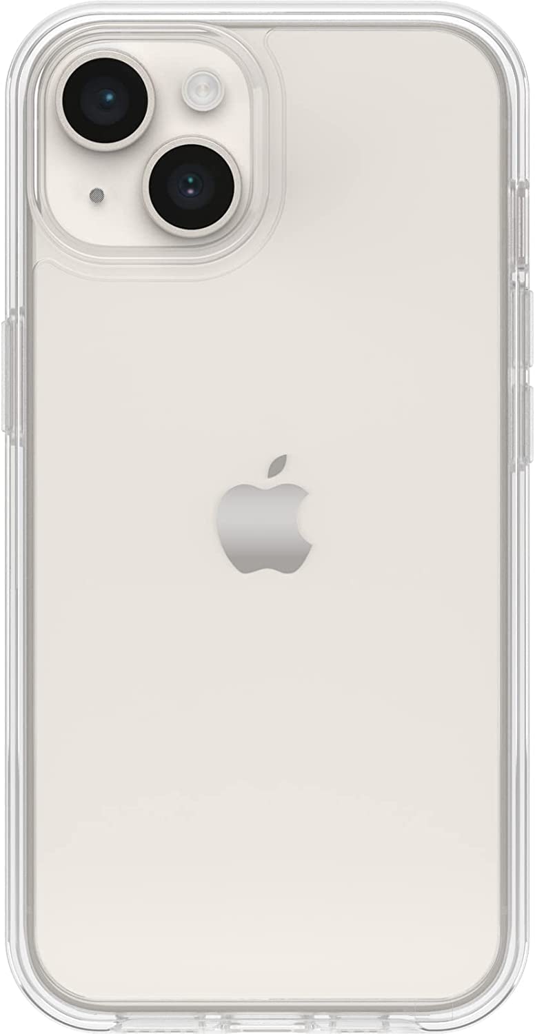 OtterBox Symmetry Clear Series - Carcasa para iPhone 14 y iPhone 13 (solo incluye embalaje), transparente