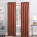 Sun Zero Easton Energy Saving Blackout Rod Pocket Curtain Panel, 40