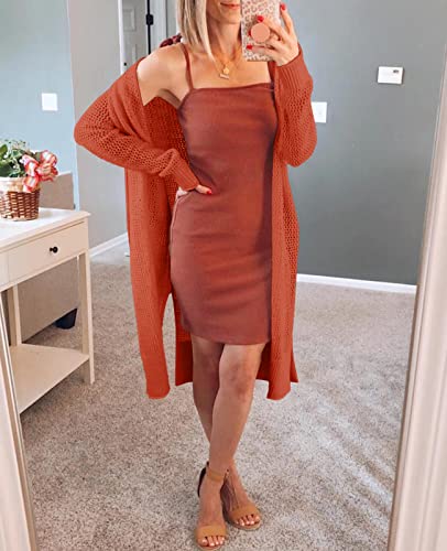 Image of Misassy Womens Open Front Knit Sheer Cardigans Summer Boho Lightweight Long Sleeve Kimono Long Sweater
