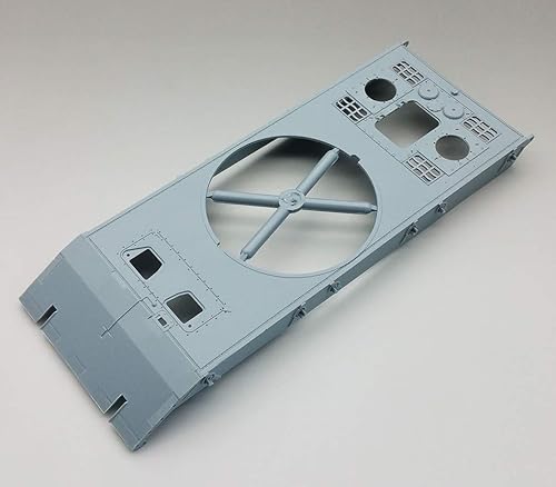 Miniatura 2 de Amusing hobby 135 Tanque antiaéreo e-100 del ejército de Alemania 3.5 in gemelo vs cañones AA con plástico AMH35A016