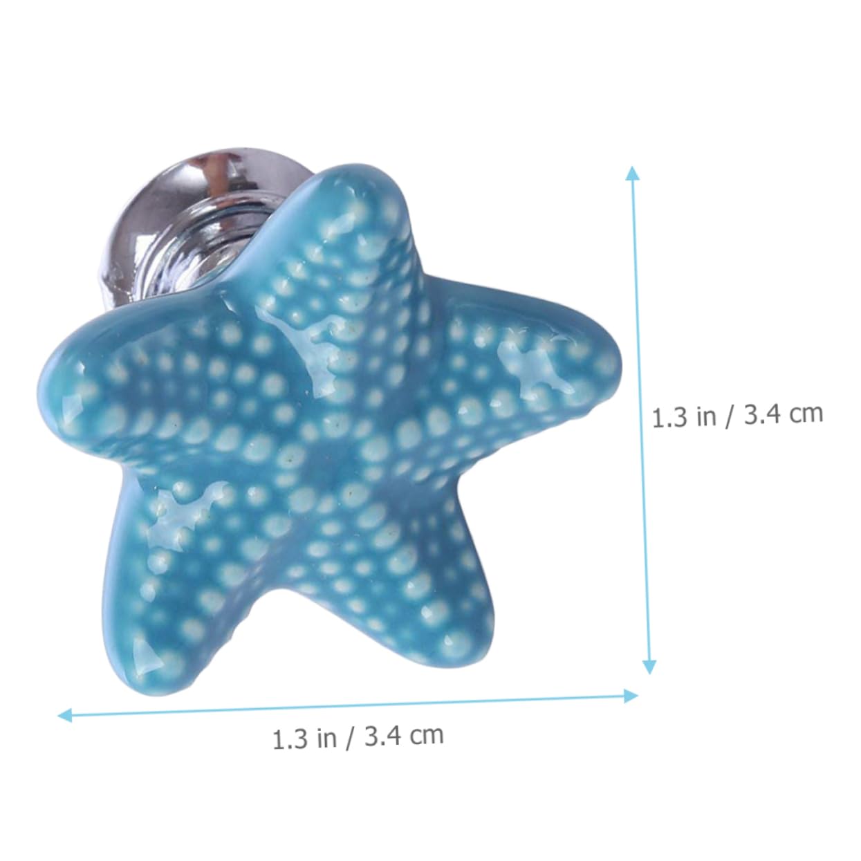 jojofuny 2 Set Di Maniglie Decorative Per Cassetti E Ante in Stile Marino Per Mobili Da Cucina Guardaroba Cassettiere 6 Pezzi*2