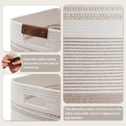 85L-Tall-Woven-Laundry-Basket-Hamper-with-Leather-HandlesBrown-collapsible-wicker-hamper-storage-for-dirty-clothes-toys-blankets-gifts-living-room-bedroom-bathroom-17x14x22