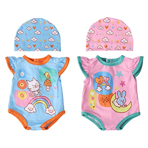 Diealles Shine Vestiti per Bambole per New Born Baby Doll, Vestiti per Bambole Reborn 35-43 cm - Stile 13