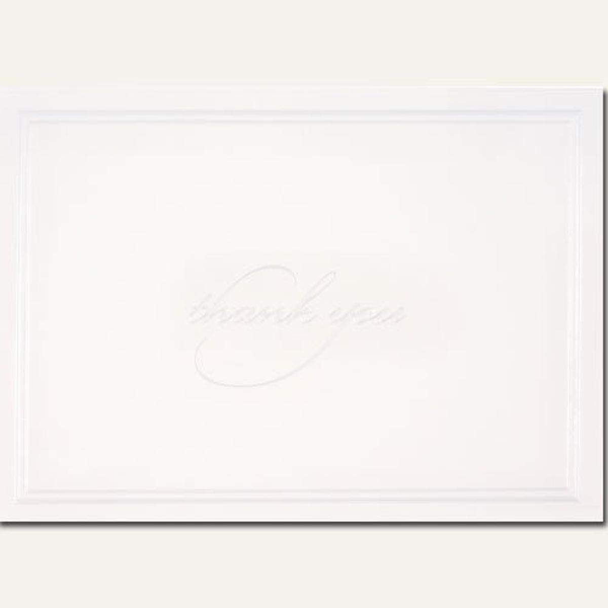 Gartner Studios Thank You Cards, Pearl White, 50-Count (61506)
