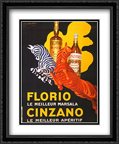 Amazon.com: Florio e Cinzano, 1930 2X Matted 28x34 Large Black