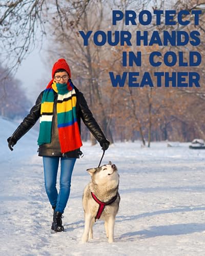 SUTIYO Winter Handschuhe Damen Thermohandschuhe Herren Touchscreen Verdickte Winterhandschuhe mit Warme Fleece Innenfutter Fahrrad Fahren Skifahren (Schwarz)