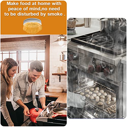 30pcs Smoke Detector Cover, Fire Alarm Dust Covers Reusable Fire Alarm Cap Cover Plastic Smoke Detector Cover Stretch for Inside Home Kitchen (Yellow) - Image 4
