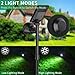 JSOT Solar Spot Lights Outdoor, 600LM Outdoor Spotlight Waterproof Landscape Lighting, Solar Garden Decor Lamp Wall Light for Yard Pathway Path Driveway Pool Backyard Decorative(Cool White 2 Pack)