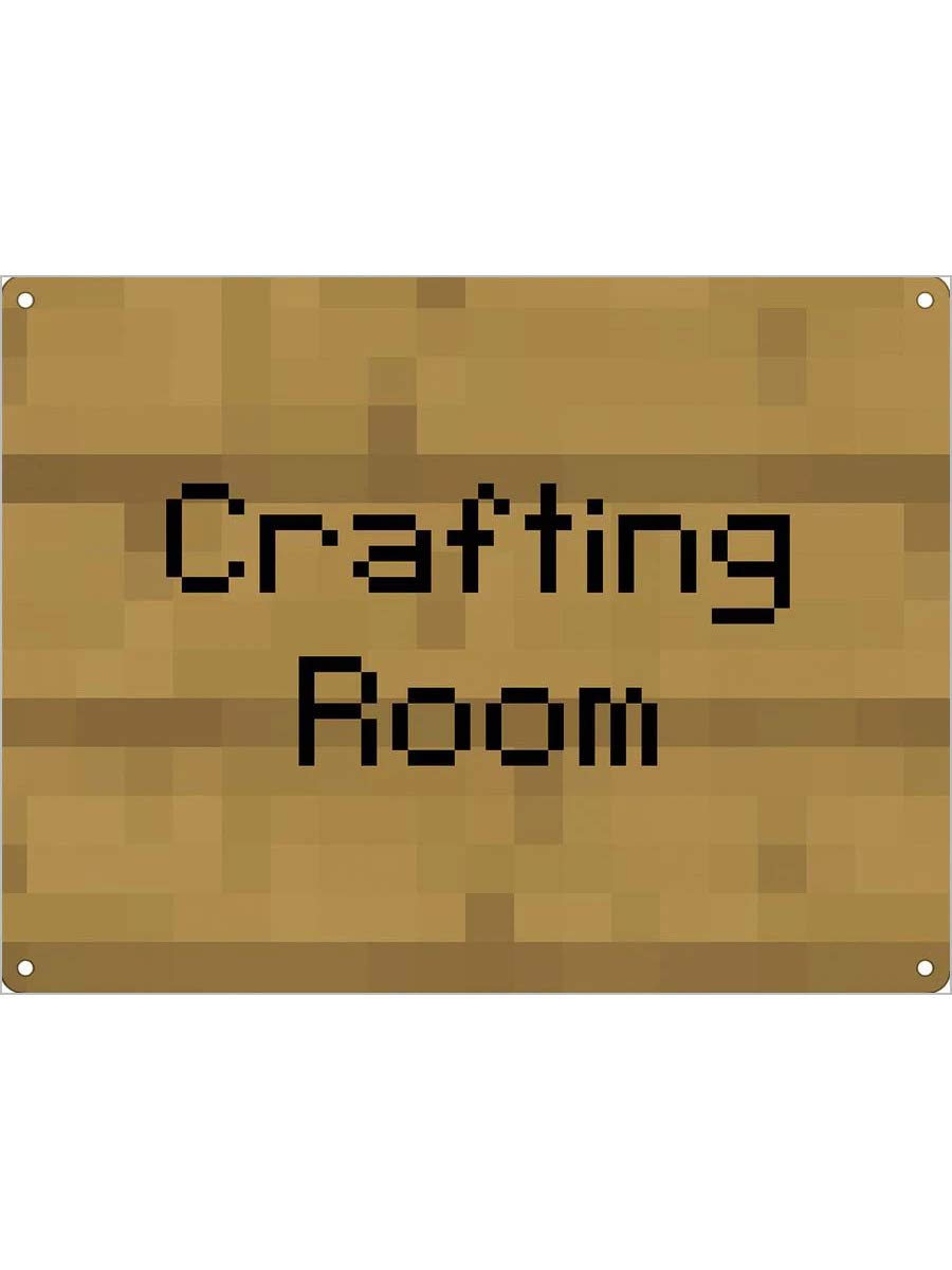 Grindstore Nc Crafting Room Hanging Plaque Tin Sign 20X15cm
