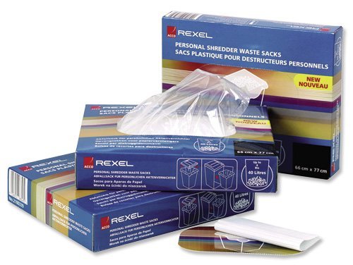 Bolsas para destructora Rexel 40070-100 de 115l accesorios destructoras de papel AS1000 2