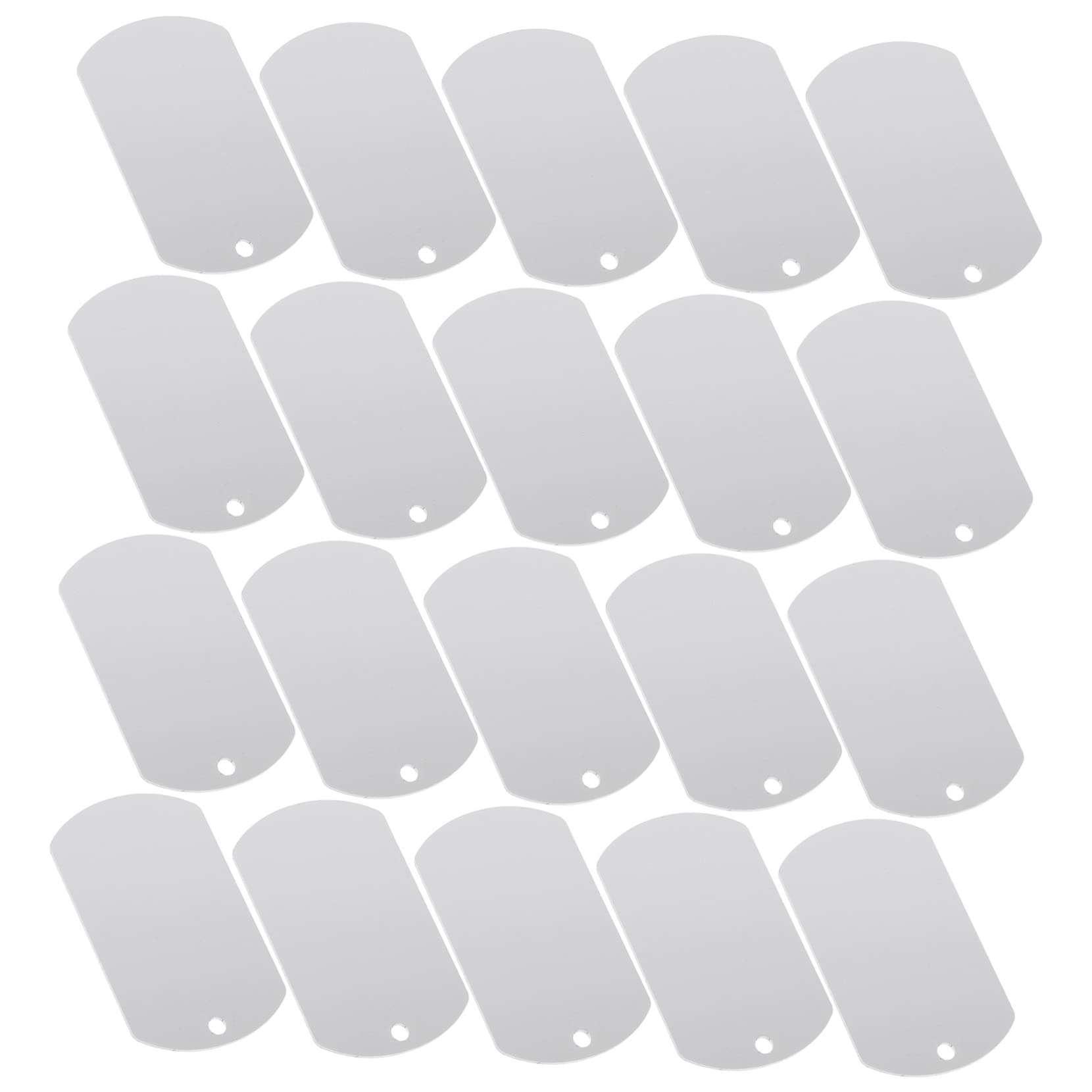 Mipcase Lot De 5 Médailles Gravées pour Animaux De Compagnie en Aluminium pour Chiens Et Chats Fabriquées À La Main 20 Pièces X 5
