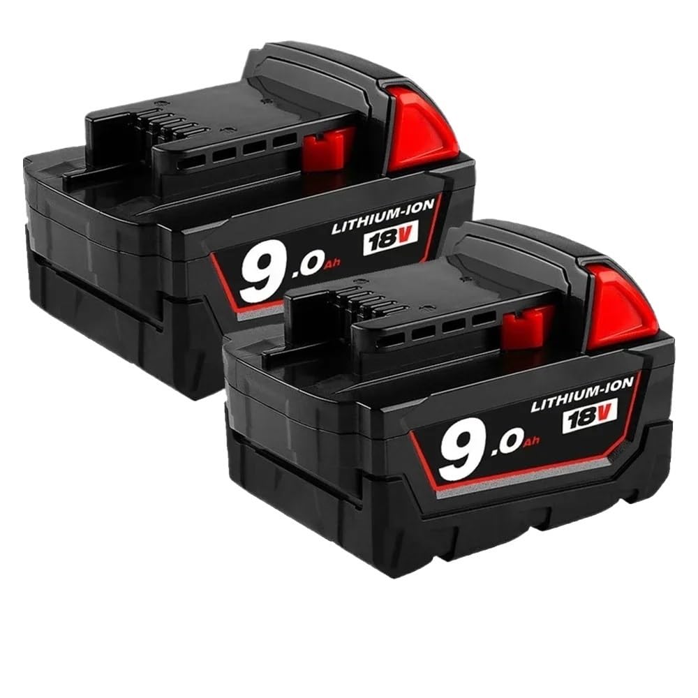 Baterías de repuesto de 18 V compatibles con baterías de herramientas M18, opciones de 12 Ah y 9 Ah, alto rendimiento para herramientas eléctricas