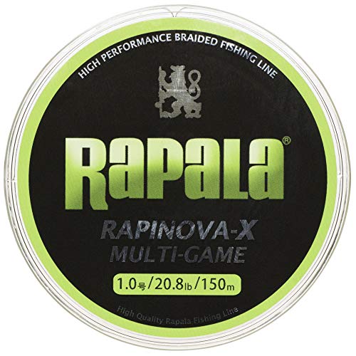 Rapala(ラパラ) PEライン ラピノヴァX マルチゲーム 150m 1.0号 20.8lb 4本編み ライムグリーン RLX150M10LG 3枚目