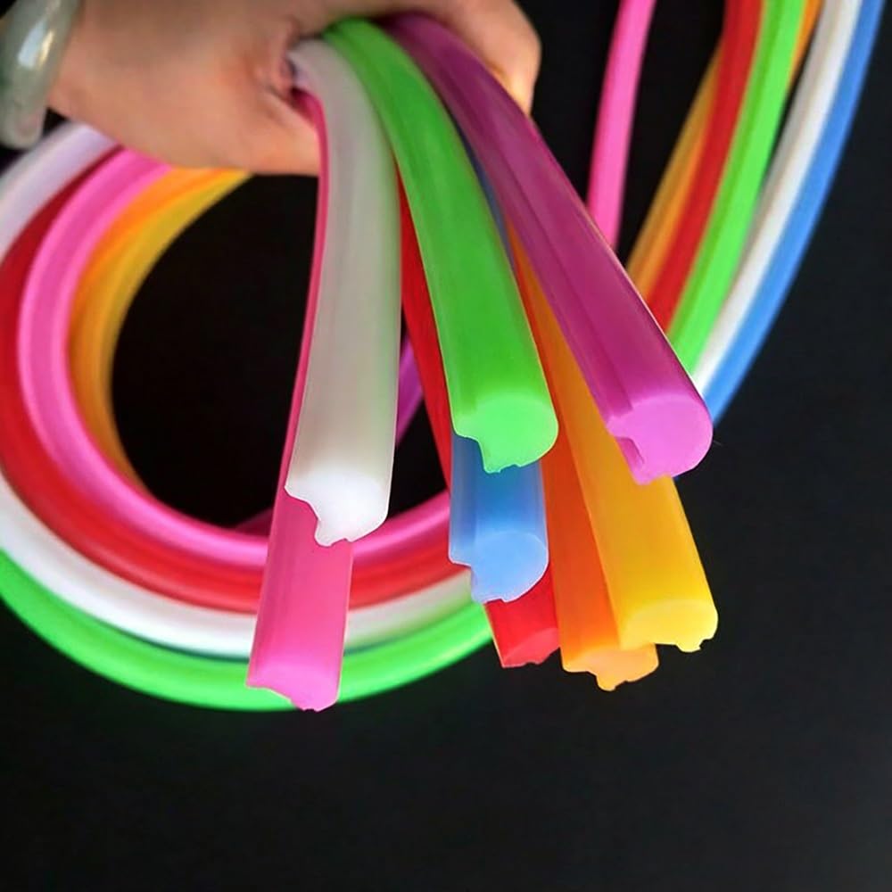 12 mm separate Silikon-LED-Streifenabdeckung – flexibler Neonröhren-Diffusor, 3 Meter, 11 Farben, 1 Stück(Purple)