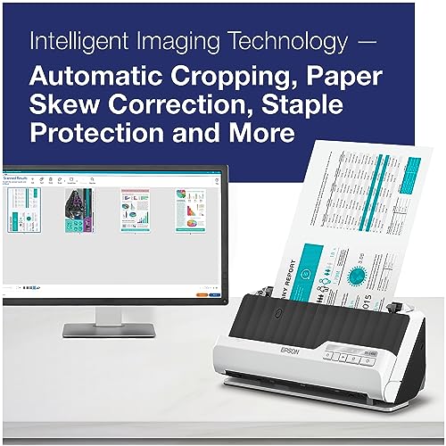 Scanner de documents Epson DS-C490 de bureau compact duplex avec ADF - 6