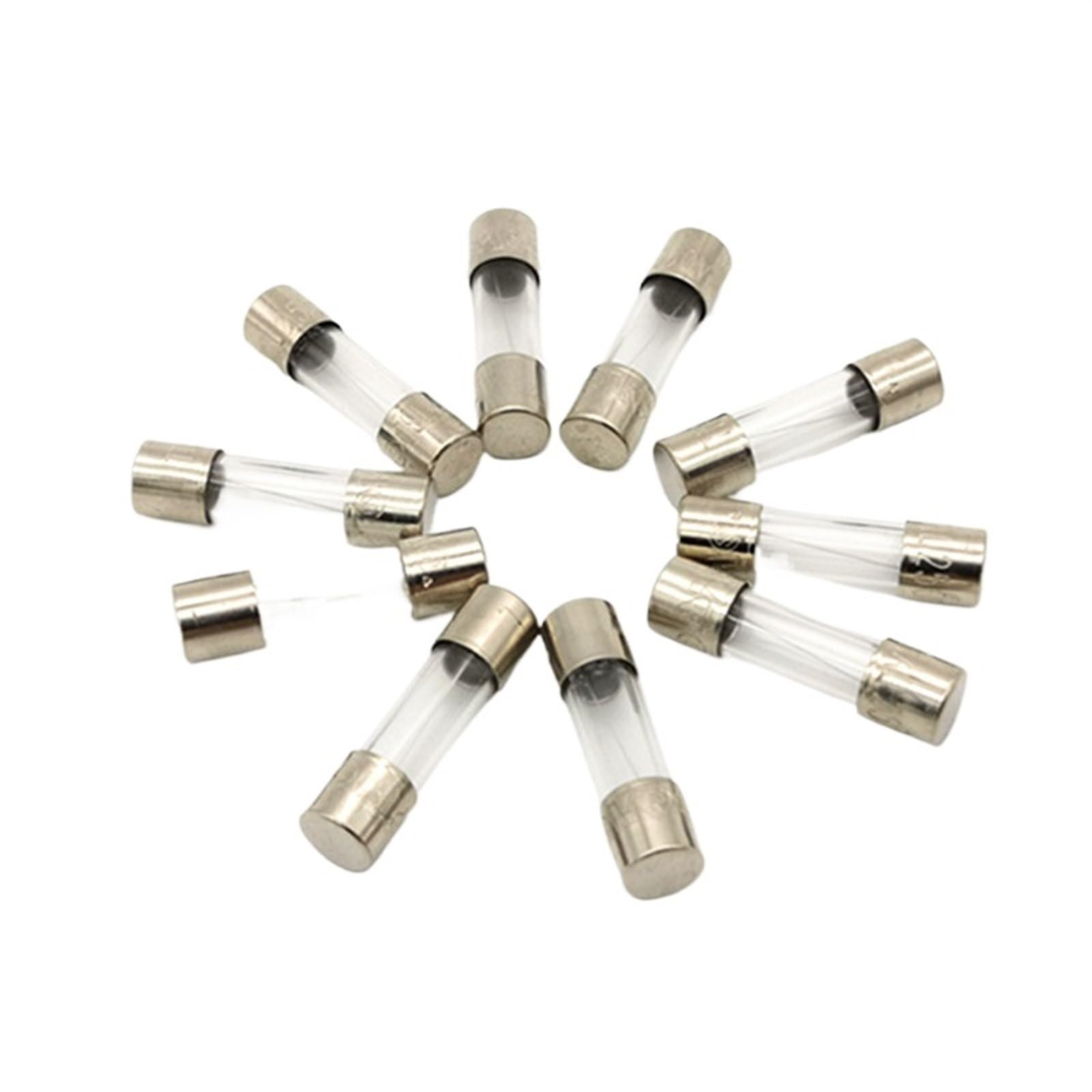 (100 sztuk/zestaw) T5A 250V wolnostojące szklane bezpiecznik rurkowy 5 x 20 mm, 5 A.