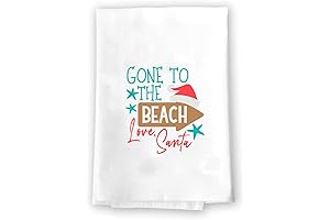 Beach Christmas Hand Towels: Festive Holiday Cheer for Your Bath and Kitchen