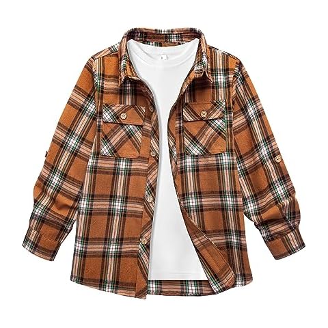 JACKETOWN Chemise à Manches Longues Garçon Cover