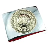 Koppelgürtel: Es wird ein 4,5 cm breiter Koppelgürtel benötigt, der nicht im Preis enthalten ist. Es passen alle Koppelgürtel anderer Anbieter - diese gibt es in den unterschiedlichsten Größen und Lederarten