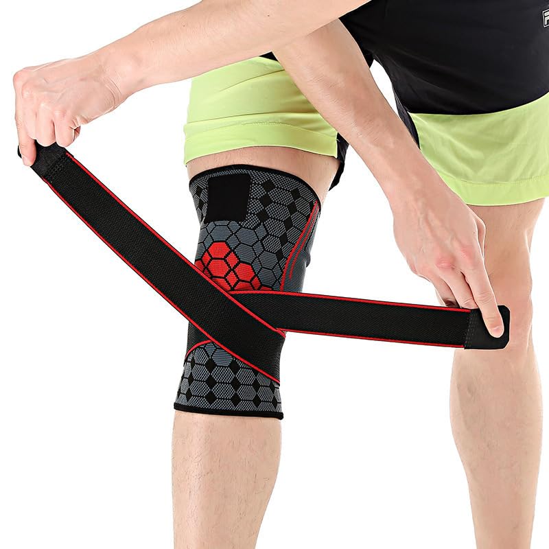 Octo Knee Brace (Medium,Orange)