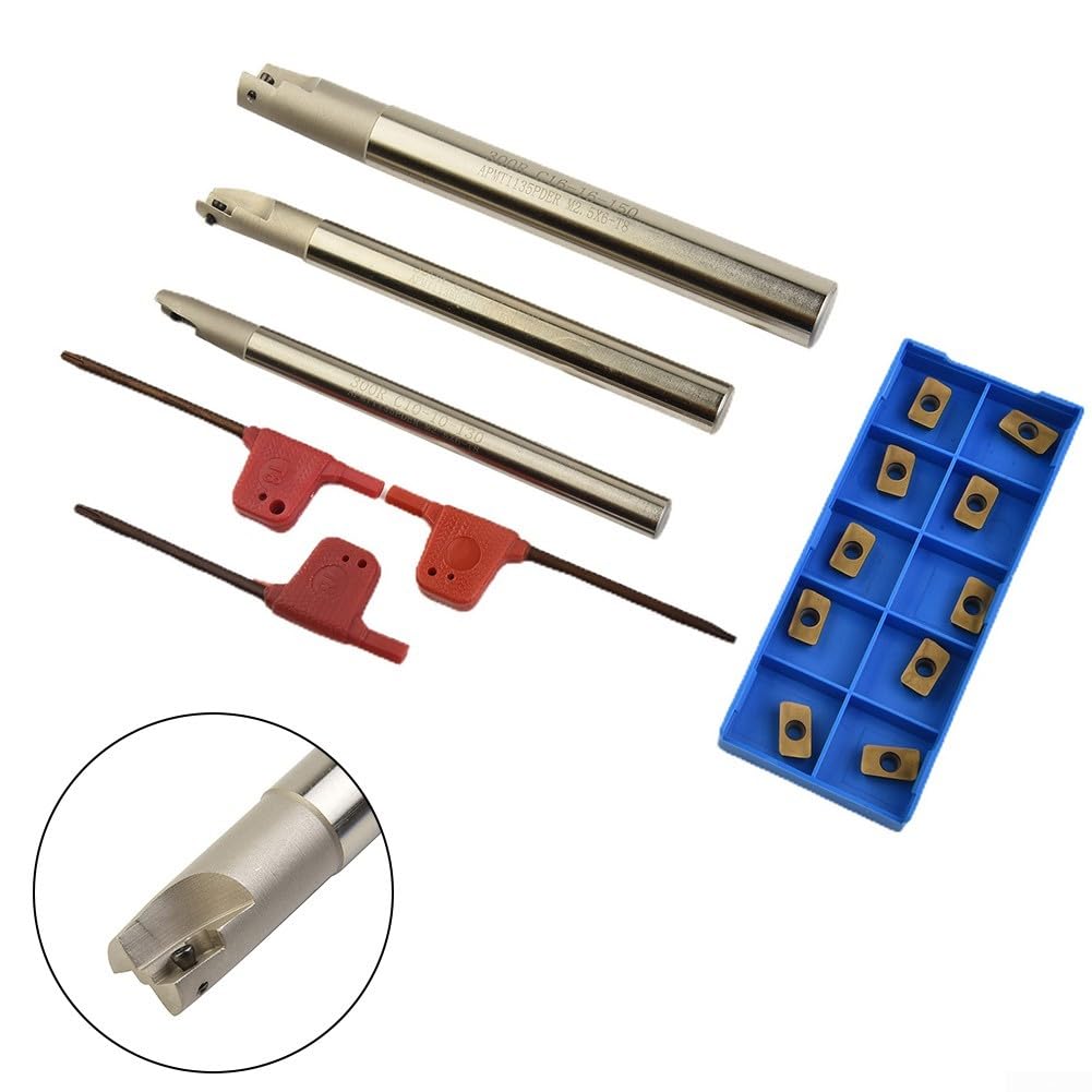 Professional CNC Indexable End Mill Holder Tool, BAP 300R C10, C12, C16 For Precise Machining