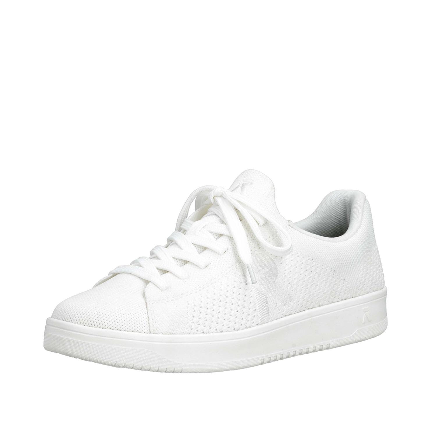 RIEKER SPORT Plateausneaker Herren, Gr. 43, weiß, Textil, unifarben