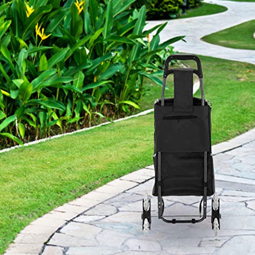 Faltbare Einkaufswagen-Ersatztasche, tragbare wasserdichte Oxford-Stoff-Einkaufswagen-Backup-Trolley-Taschen… – Bild 8