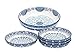 Bico Blue Talavera ceramiczna miska do makaronu, zestaw 5 (1 jednostka 6330 ml, 4 sztuki 1035 ml), do makaronu, sałatki, kuchenki mikrofalowej i zmywarki