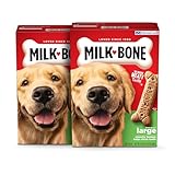 Milk-Bone Original Dog Treats for Large Dogs, 24 Ounce, Crunchy Biscuit Helps Clean Teeth (Pack of 2)